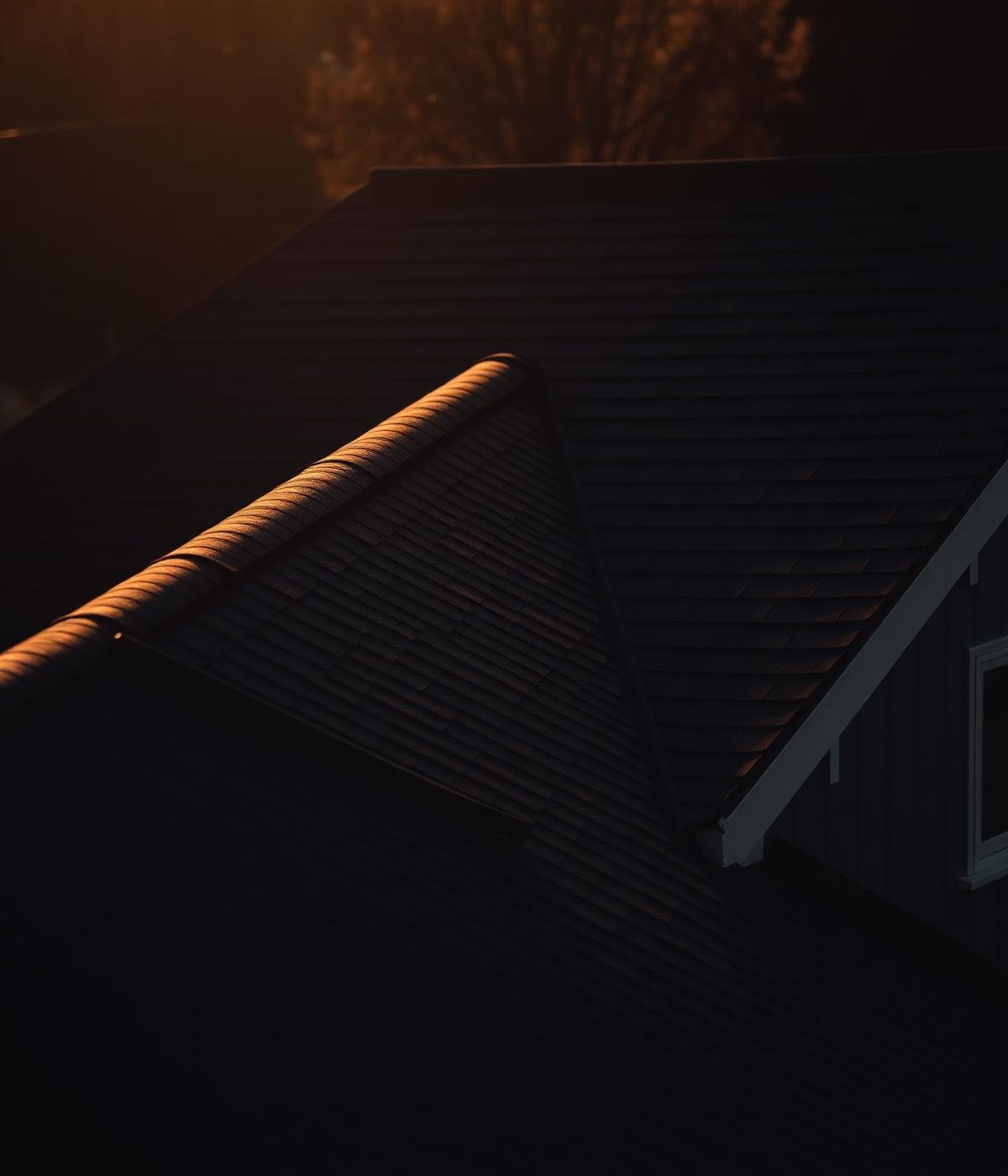 Roofing craftsmanship detail